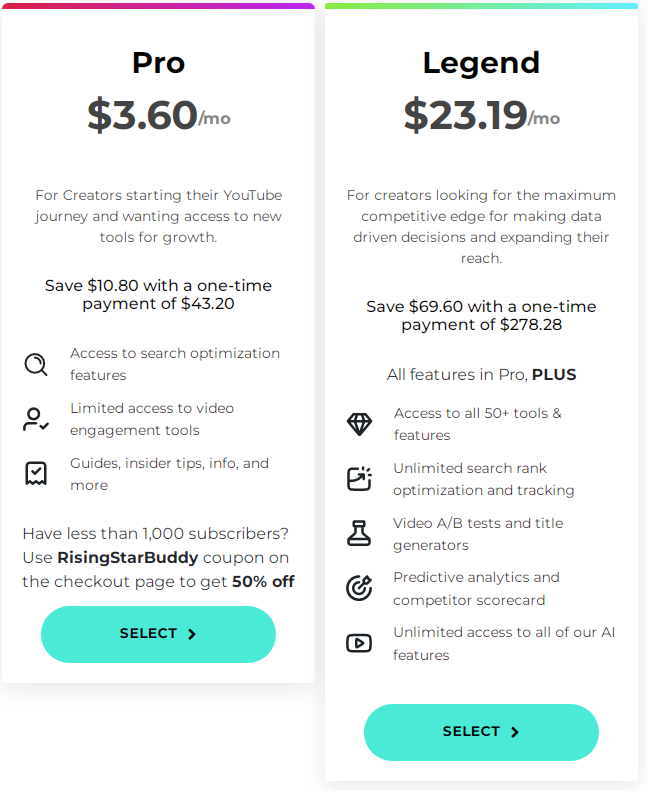 TubeBuddy vs VidiQ