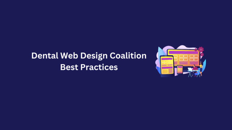 Dental web design coalition