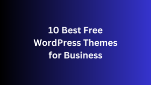 Free WordPress Themes for Business